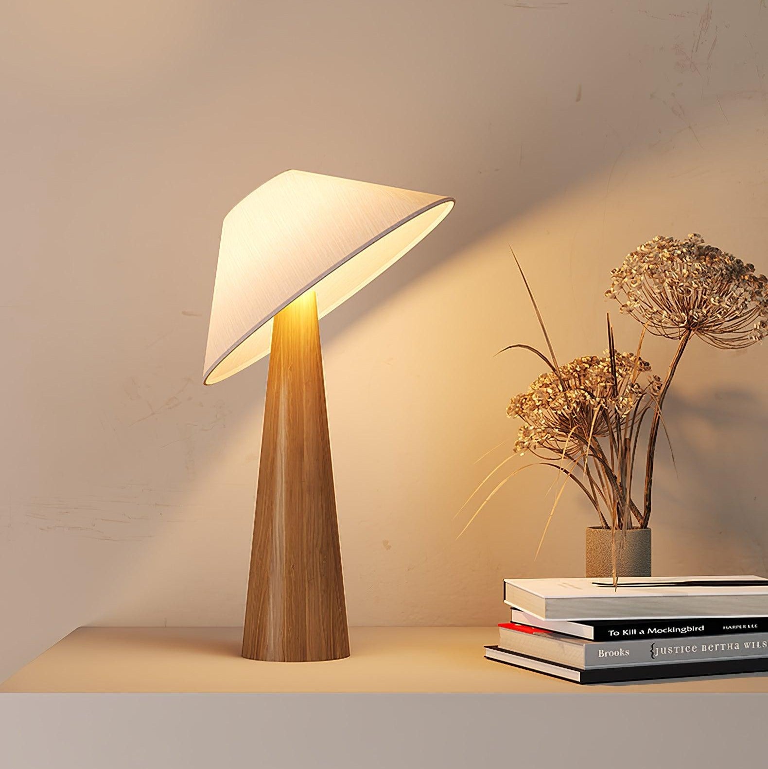 Hatilt Wooden Table Lamp