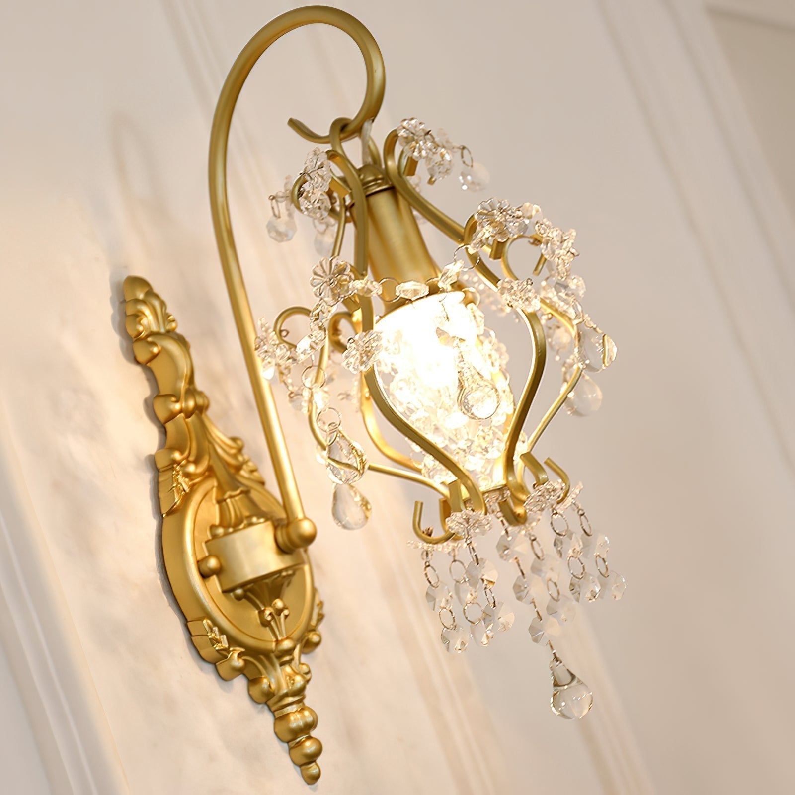 Tevo Crystal Wall Light