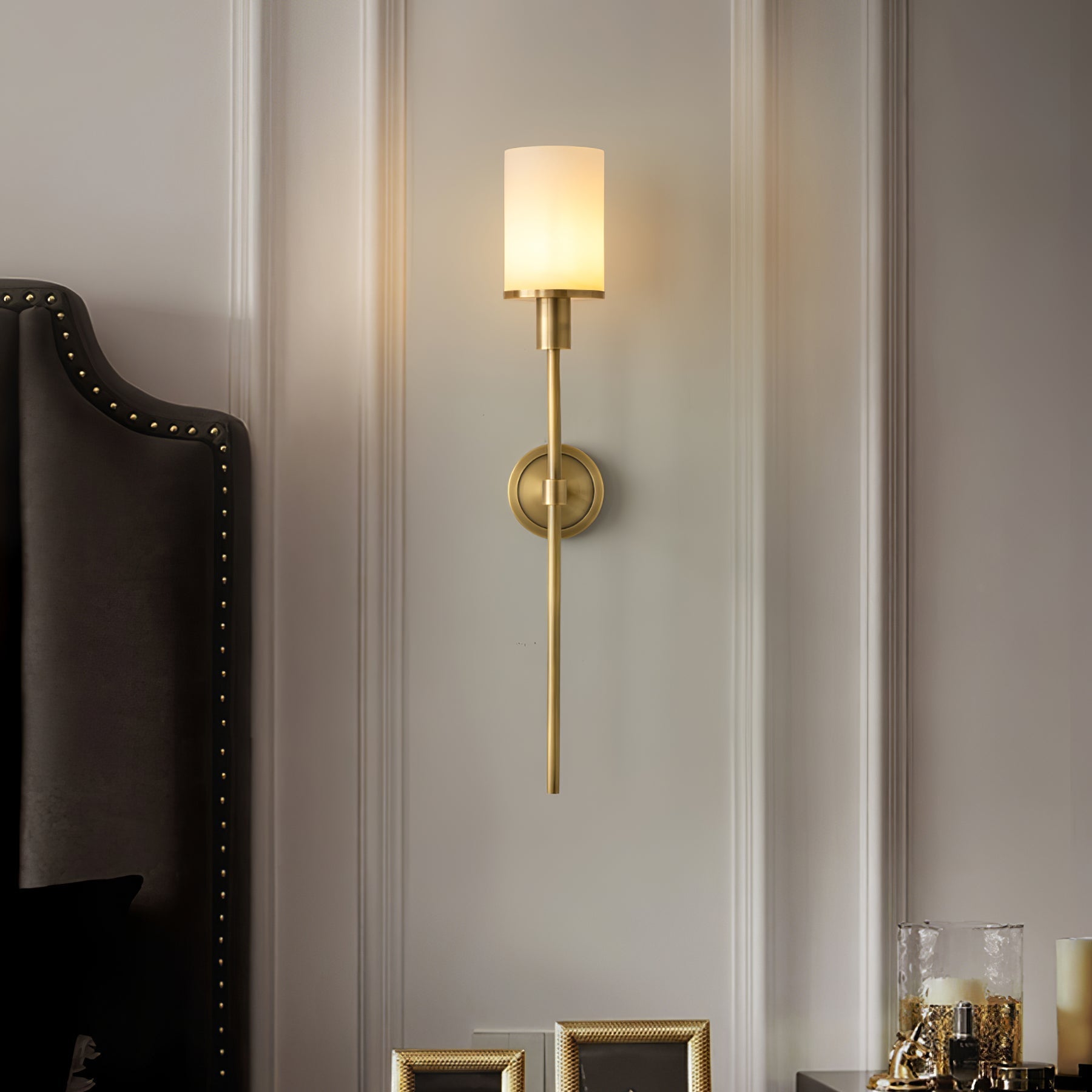 Macie Alabaster Wall Light