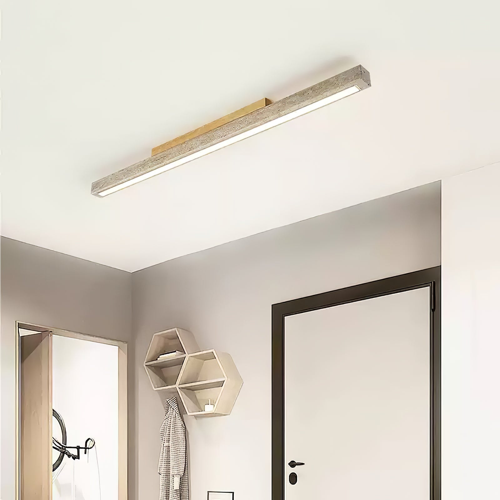 Comele Natural Stone Ceiling Light