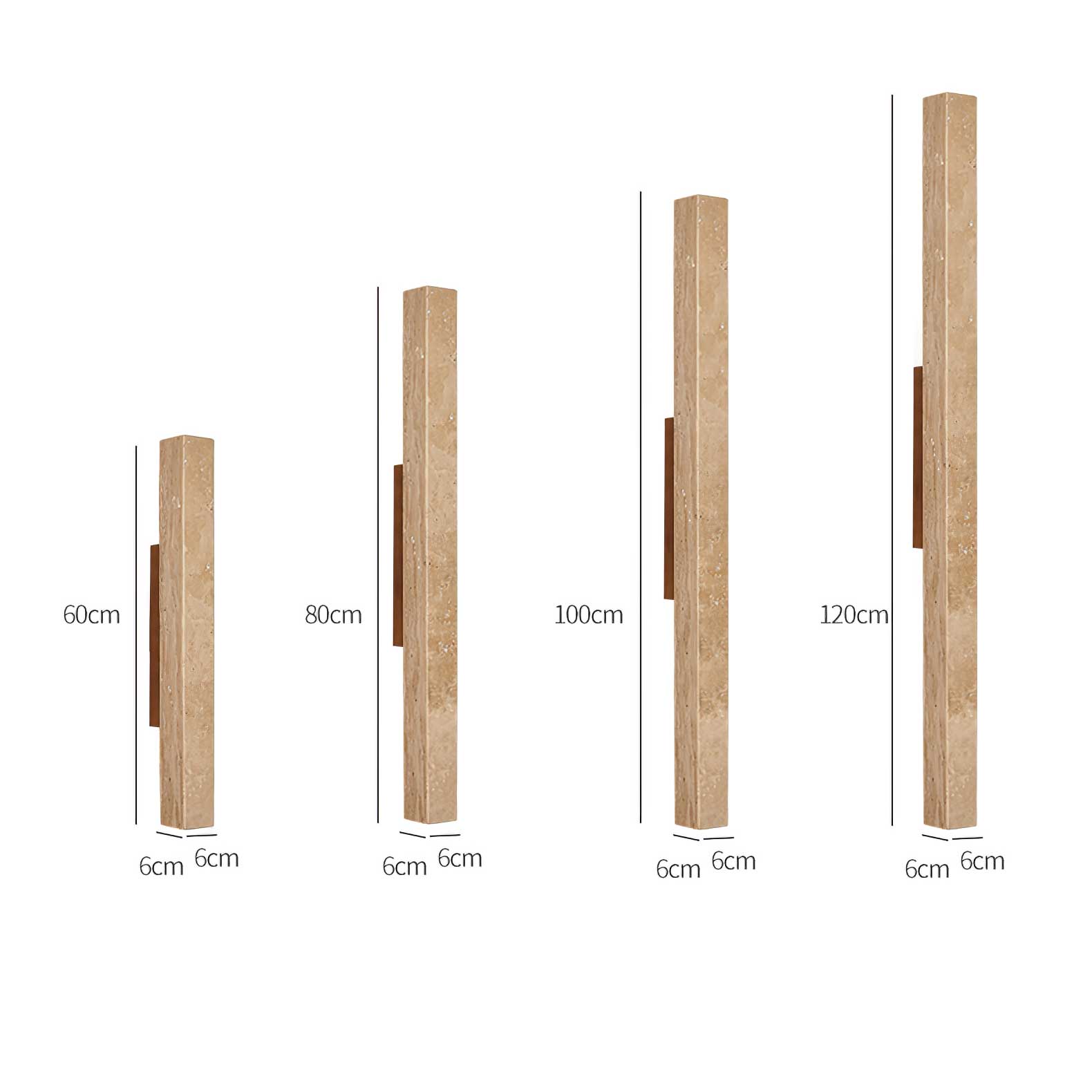 Trim Natural Stone Wall Light