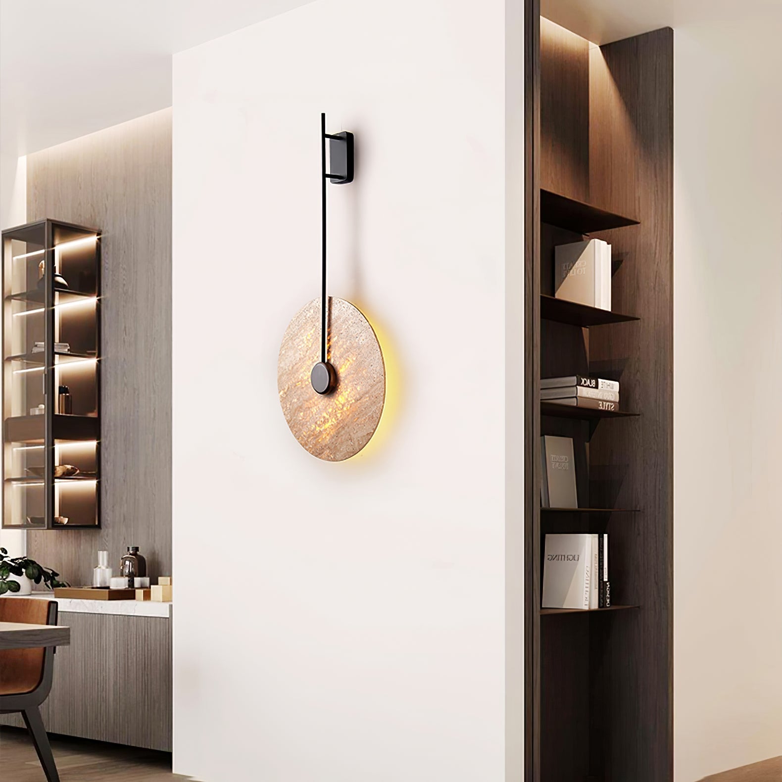 Mofis Travertine Wall Light