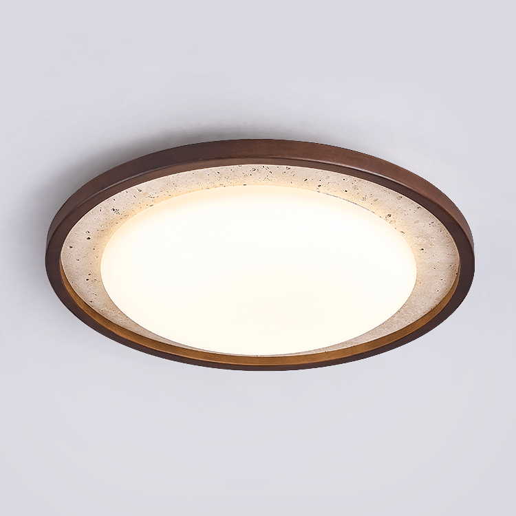 Zeco Travertine Ceiling Light