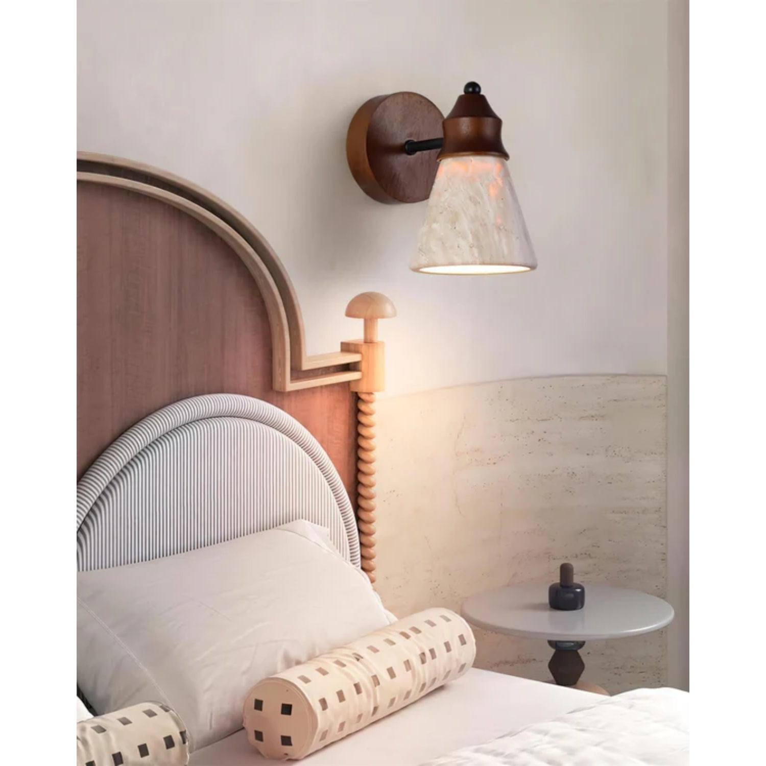 Tomiso Natural Stone Wall Light