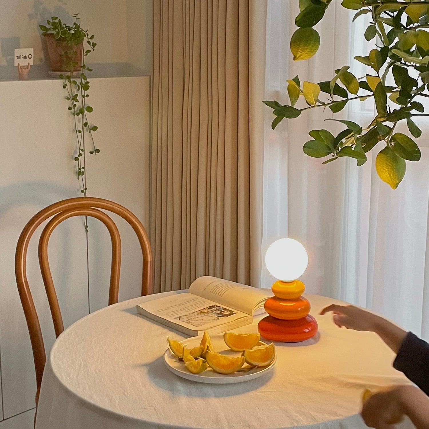 Molzor Stacked Table Lamp