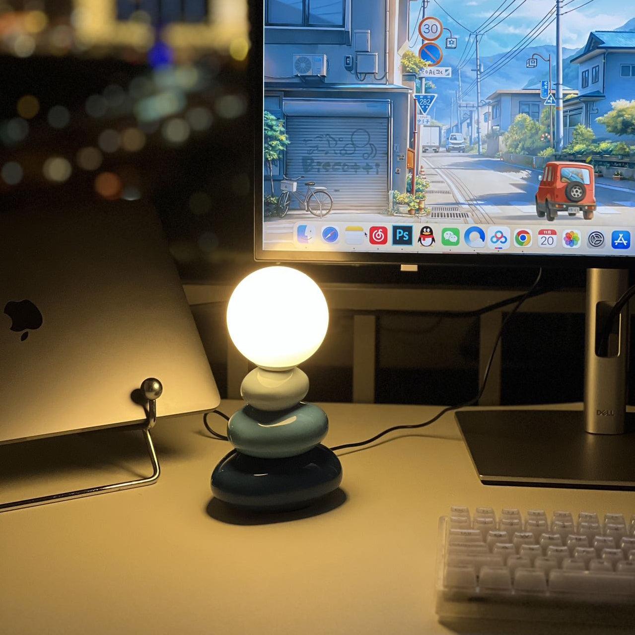 Molzor Stacked Table Lamp