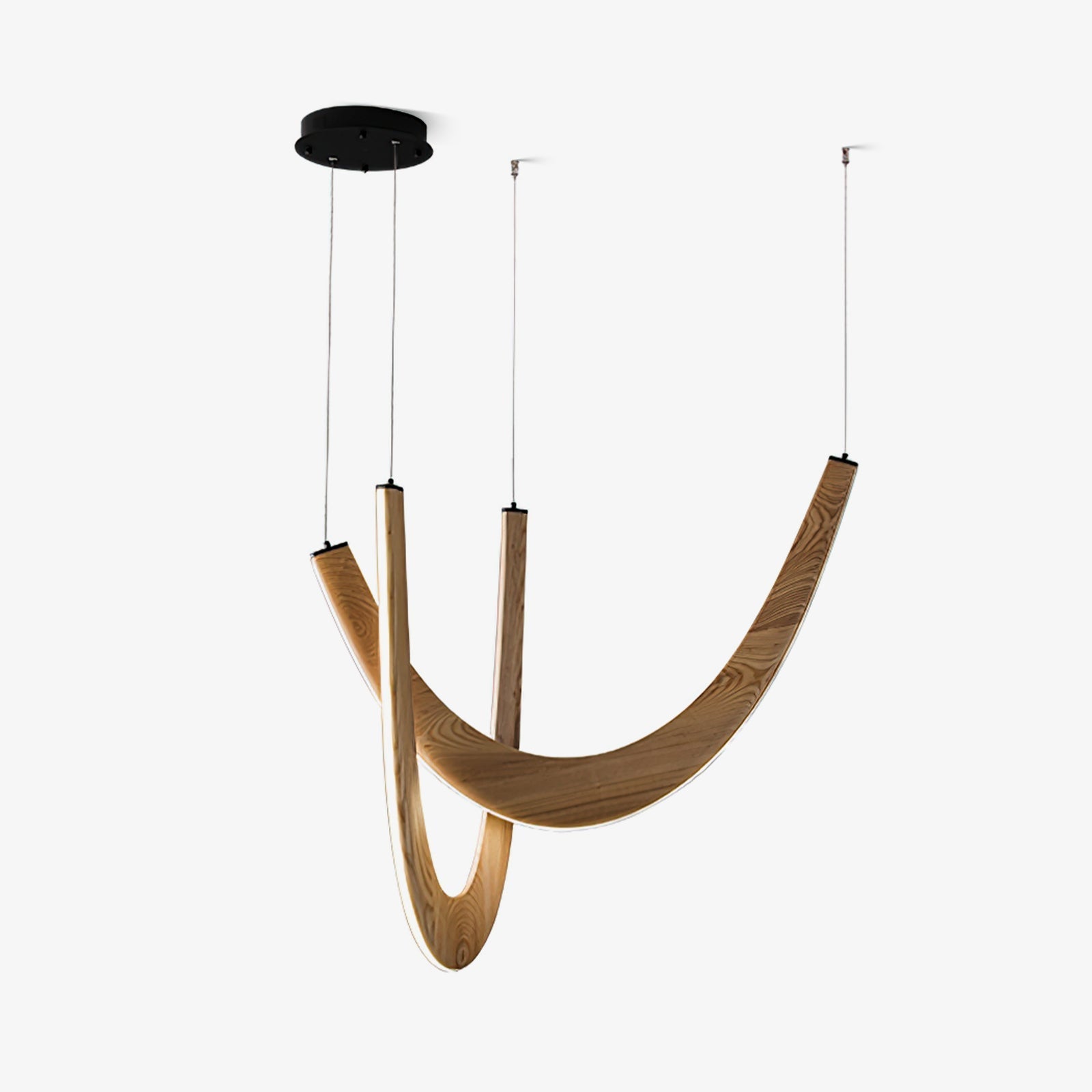 Layn U Shape Wooden Pendant Light