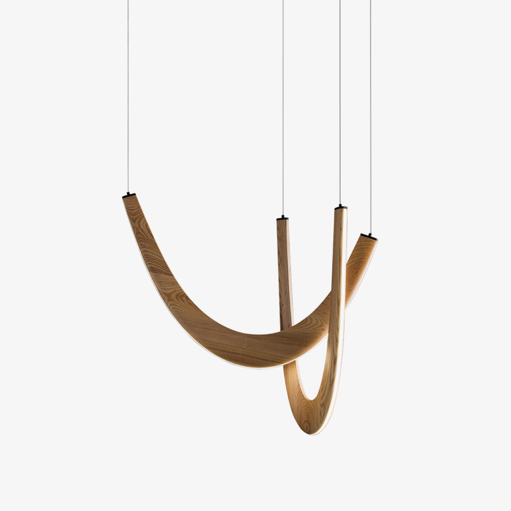 Layn U Shape Wooden Pendant Light