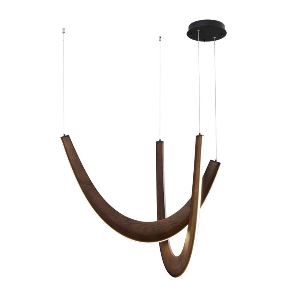 Layn U Shape Wooden Pendant Light