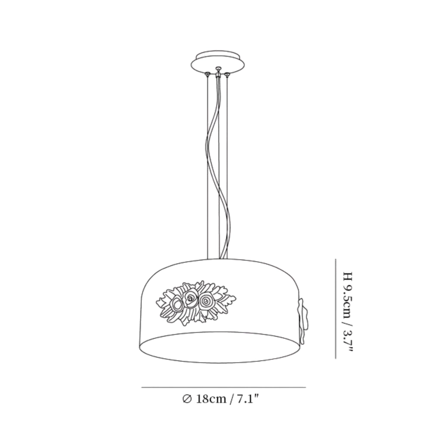 Vea Gold Pendant Light