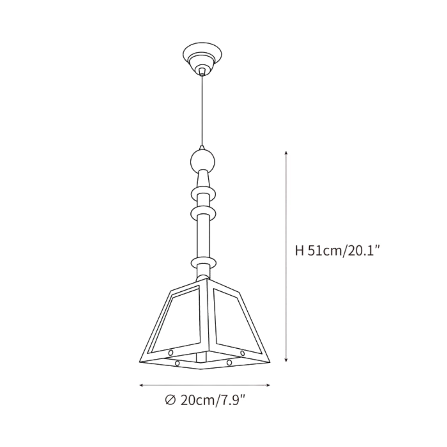 Yomeda Pendant Light