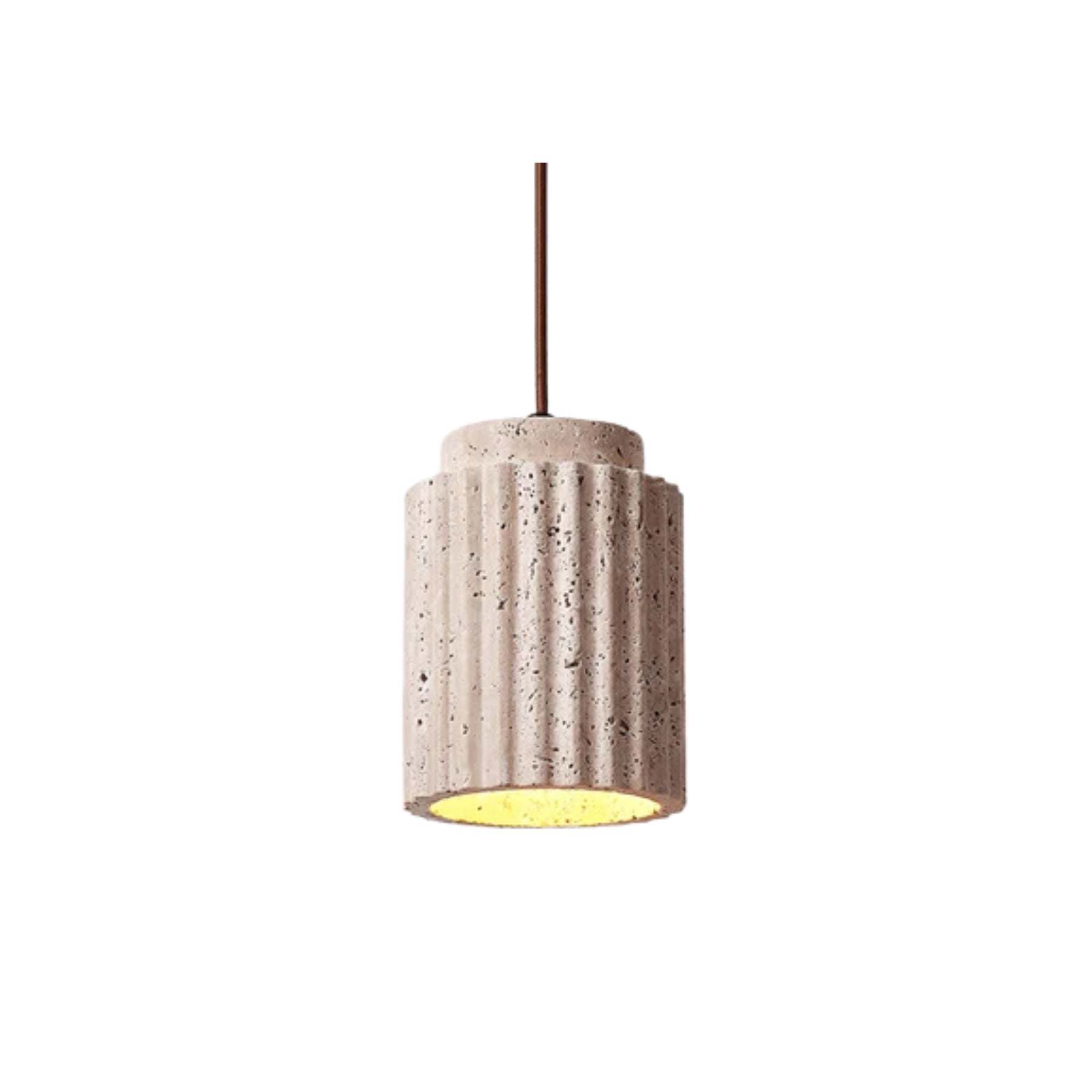 Lecave Natural Stone Pendant Light
