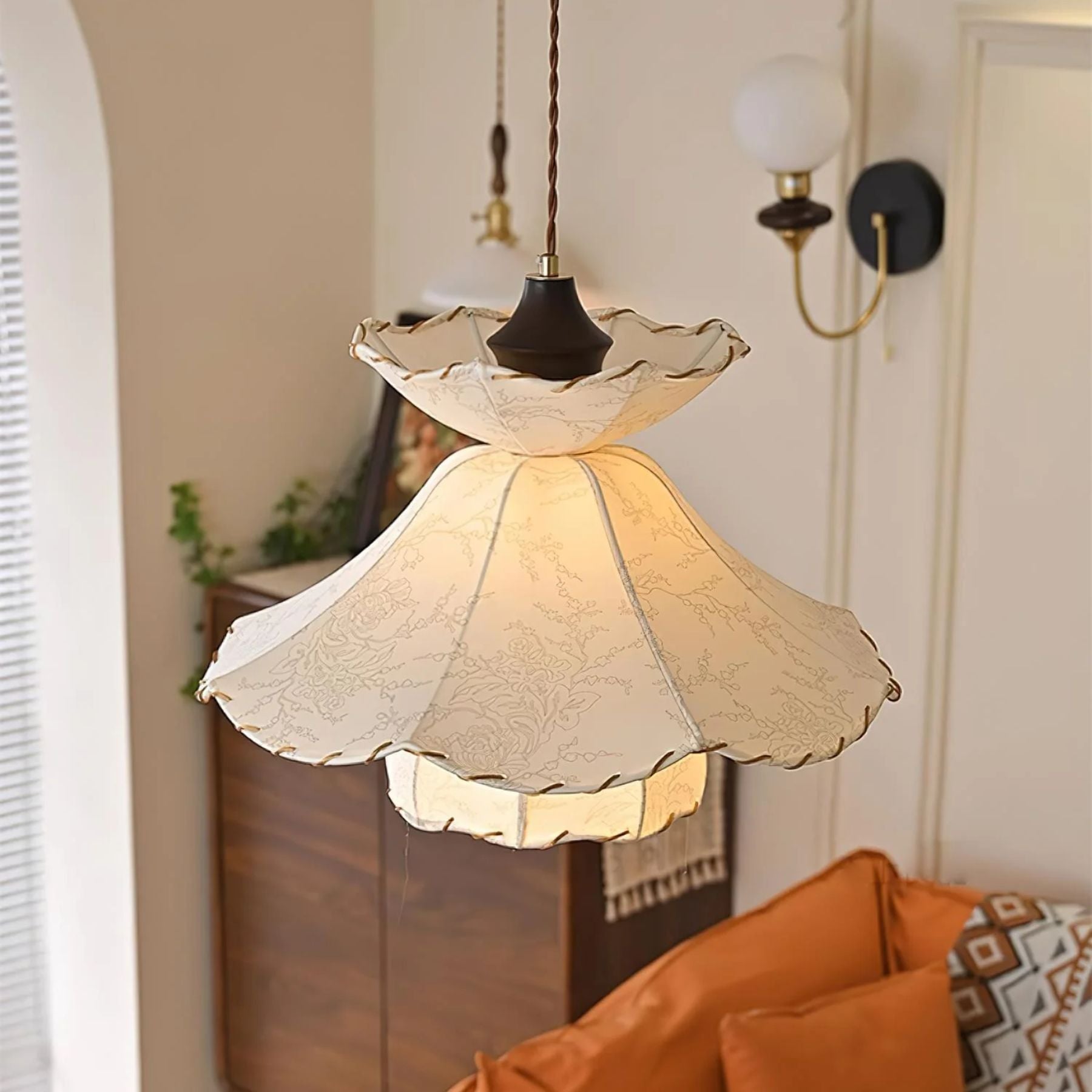 Helzya Fabric Pendant Light