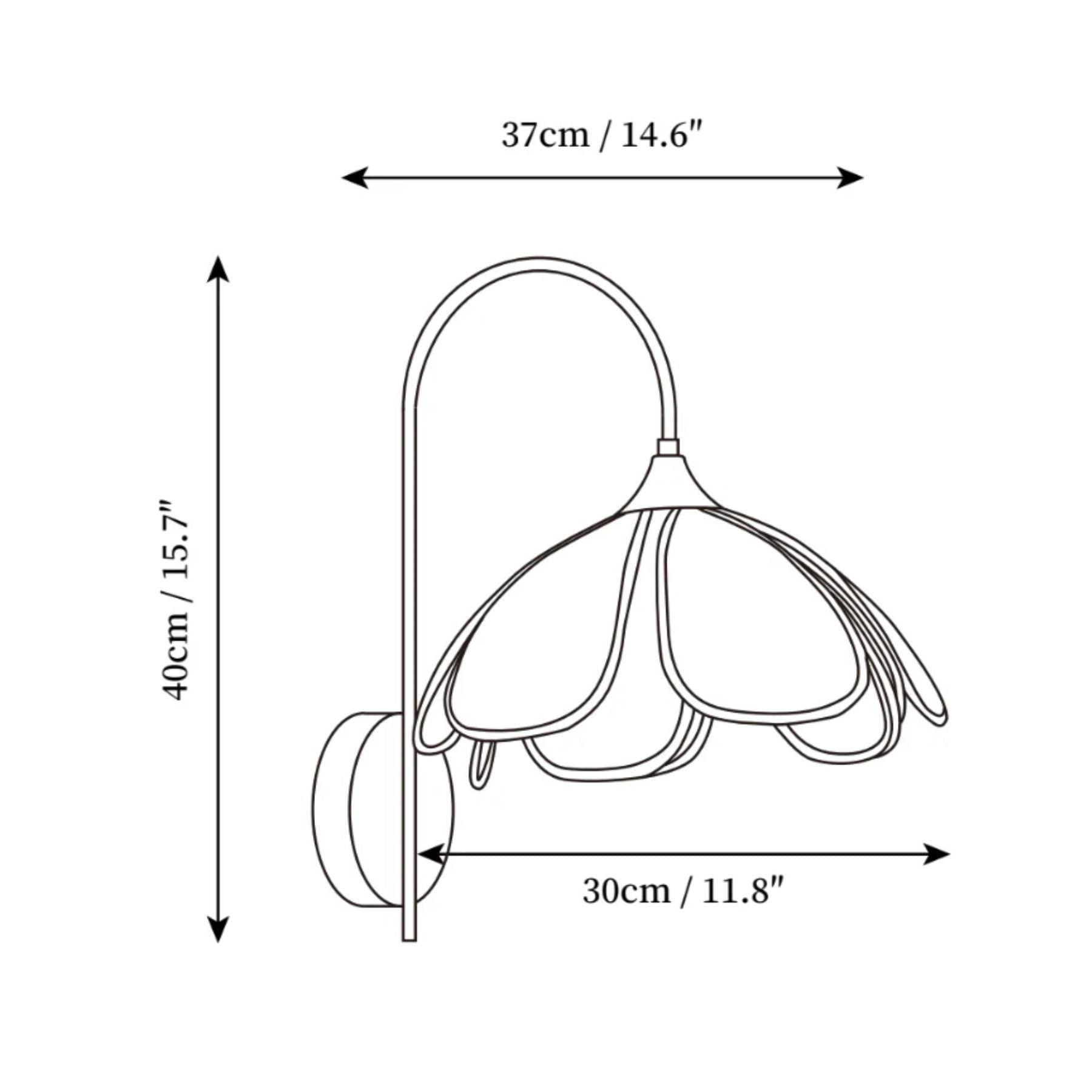 Mozy Flower Wall Light