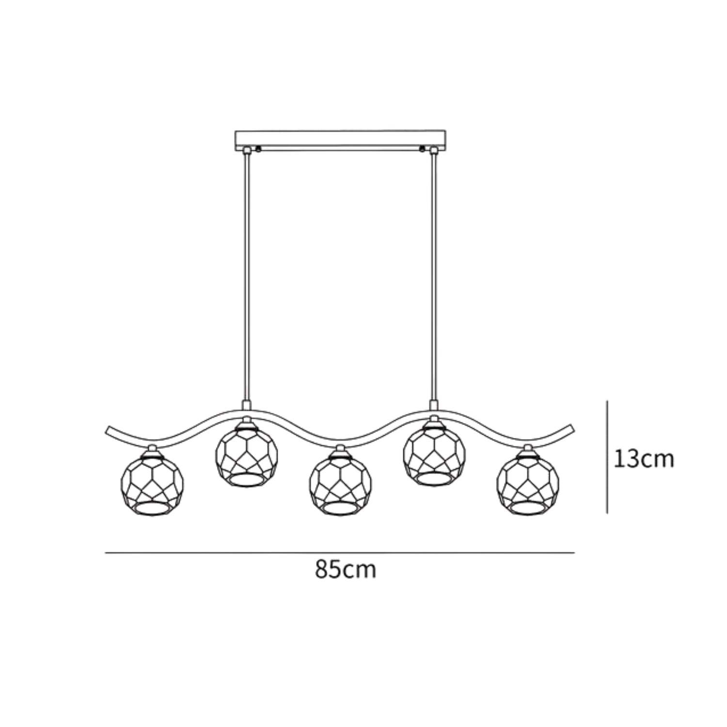Aueres Triple Pendant Light