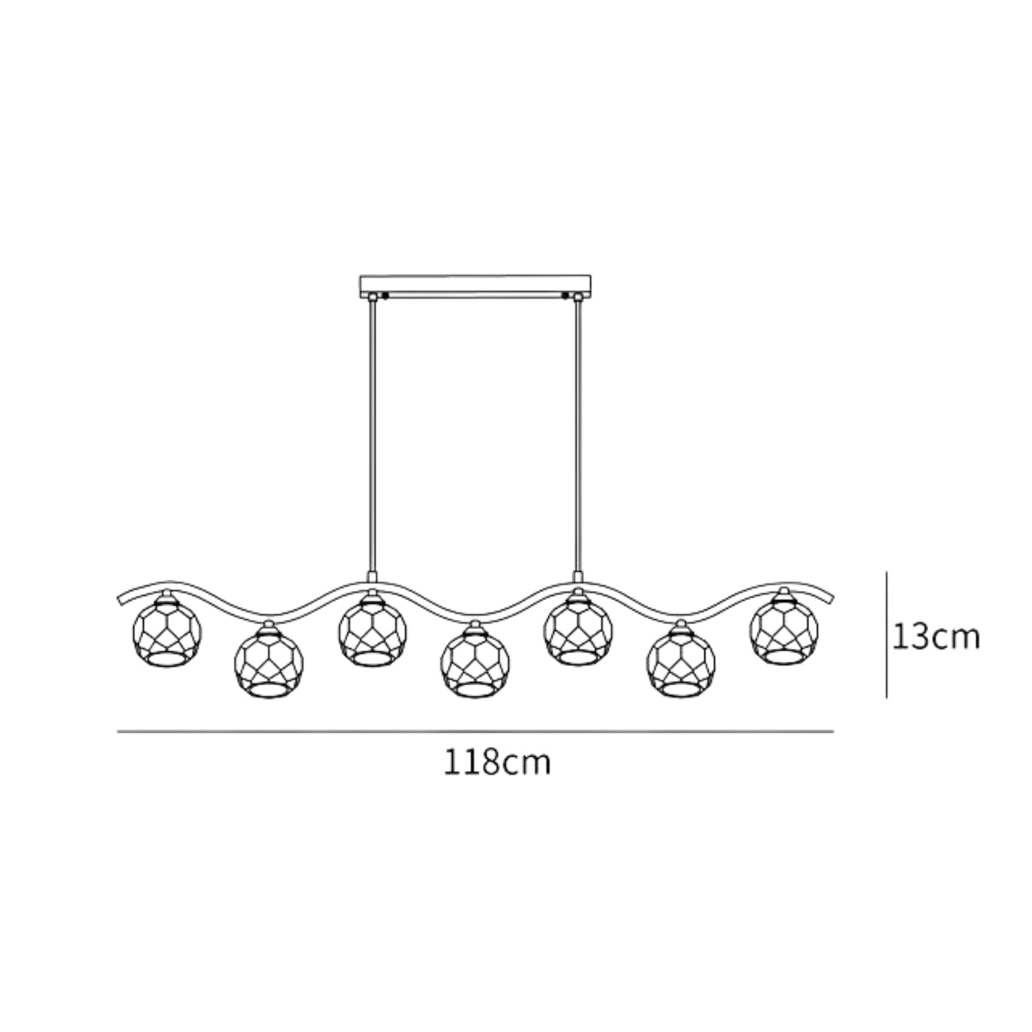 Aueres Triple Pendant Light