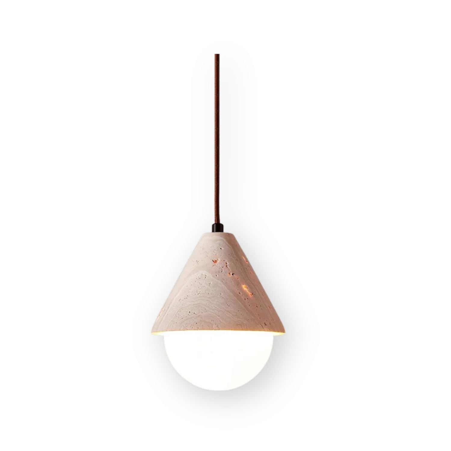 Alosim Travertine Pendant Light