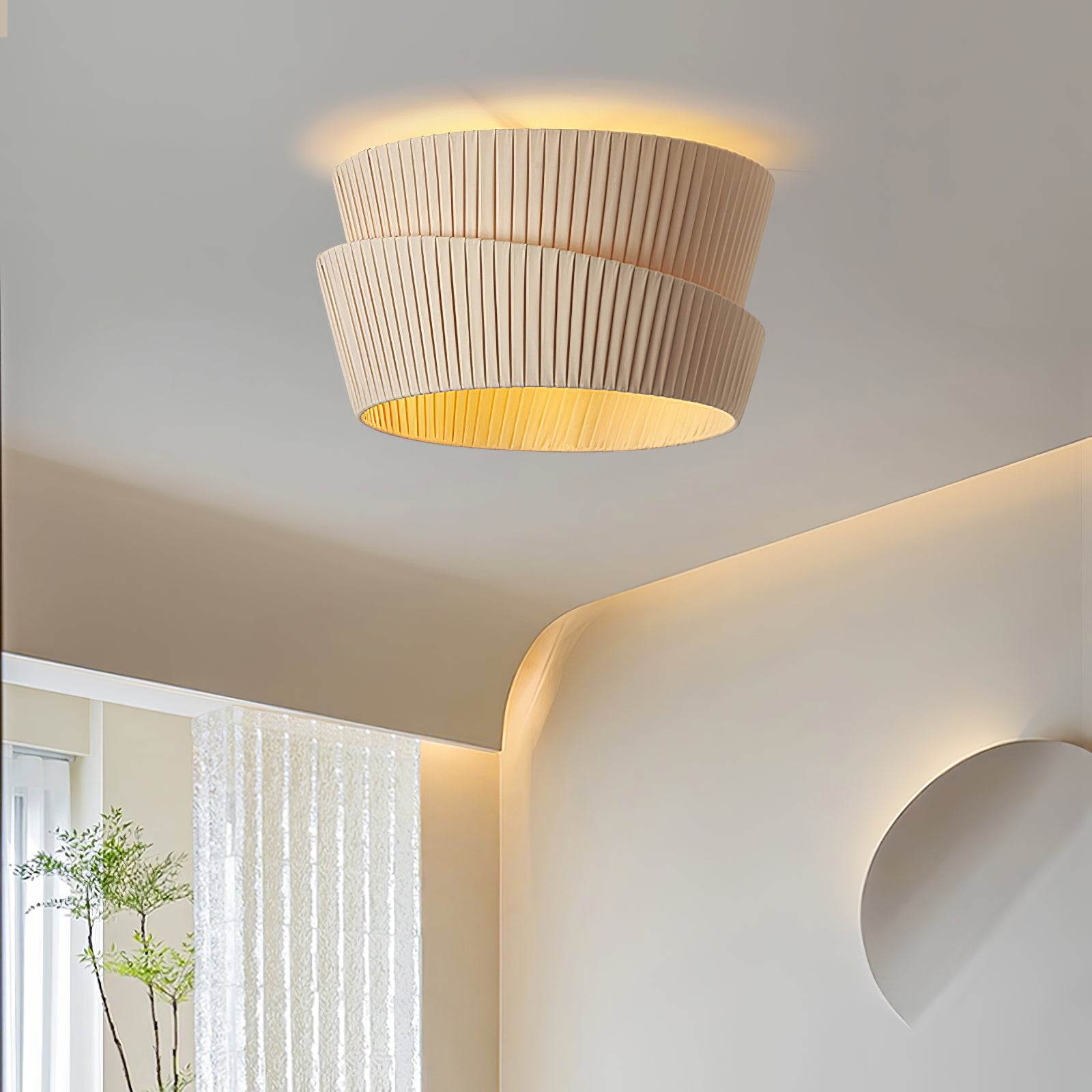 Melo Twist Japandi Ceiling Light