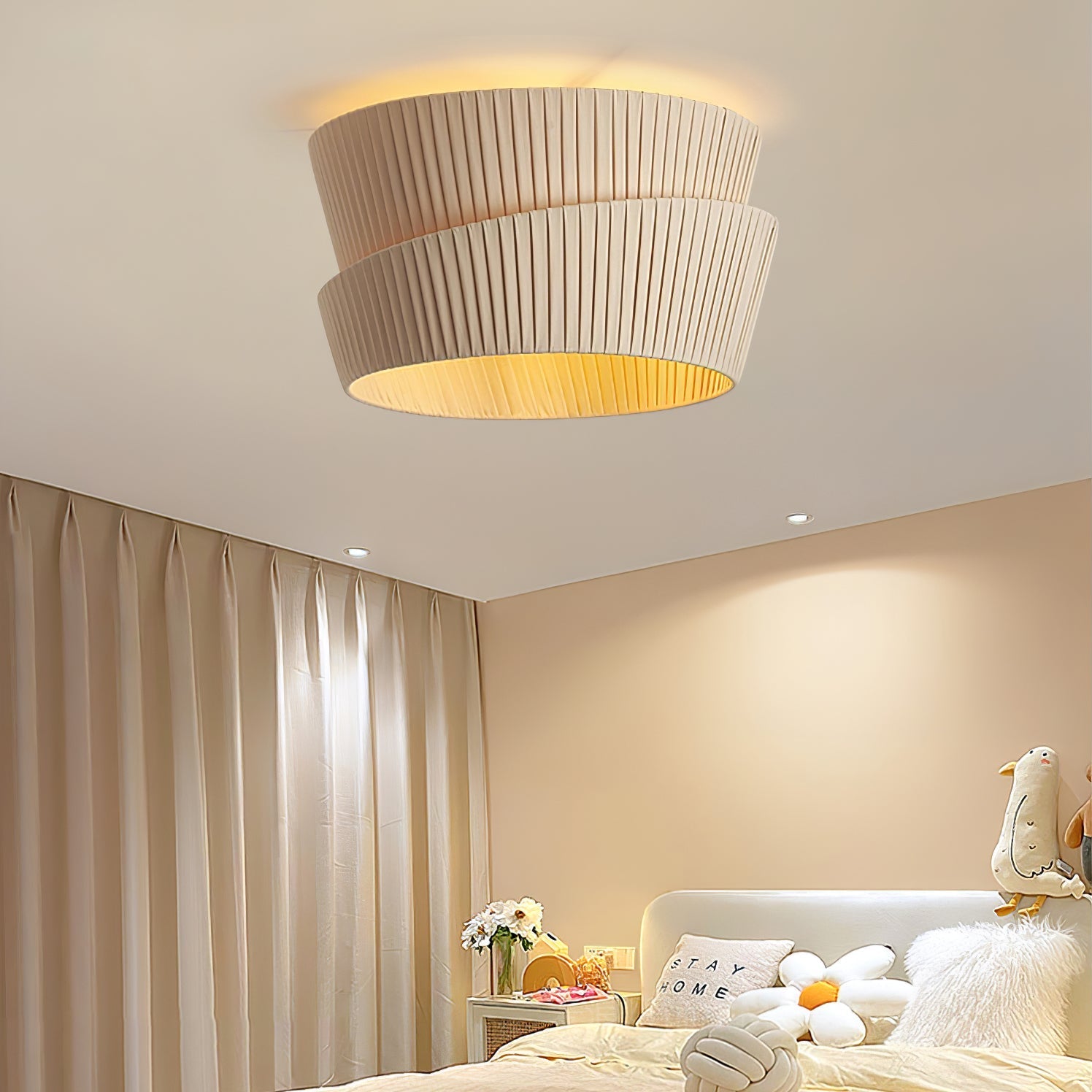 Melo Twist Japandi Ceiling Light