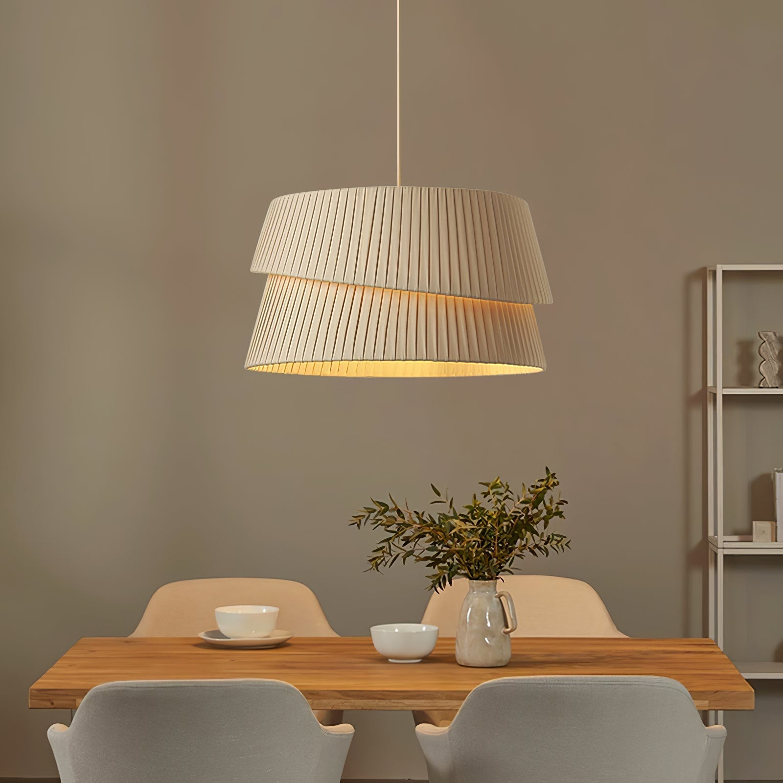 Melo Twist Japandi Pendant Light
