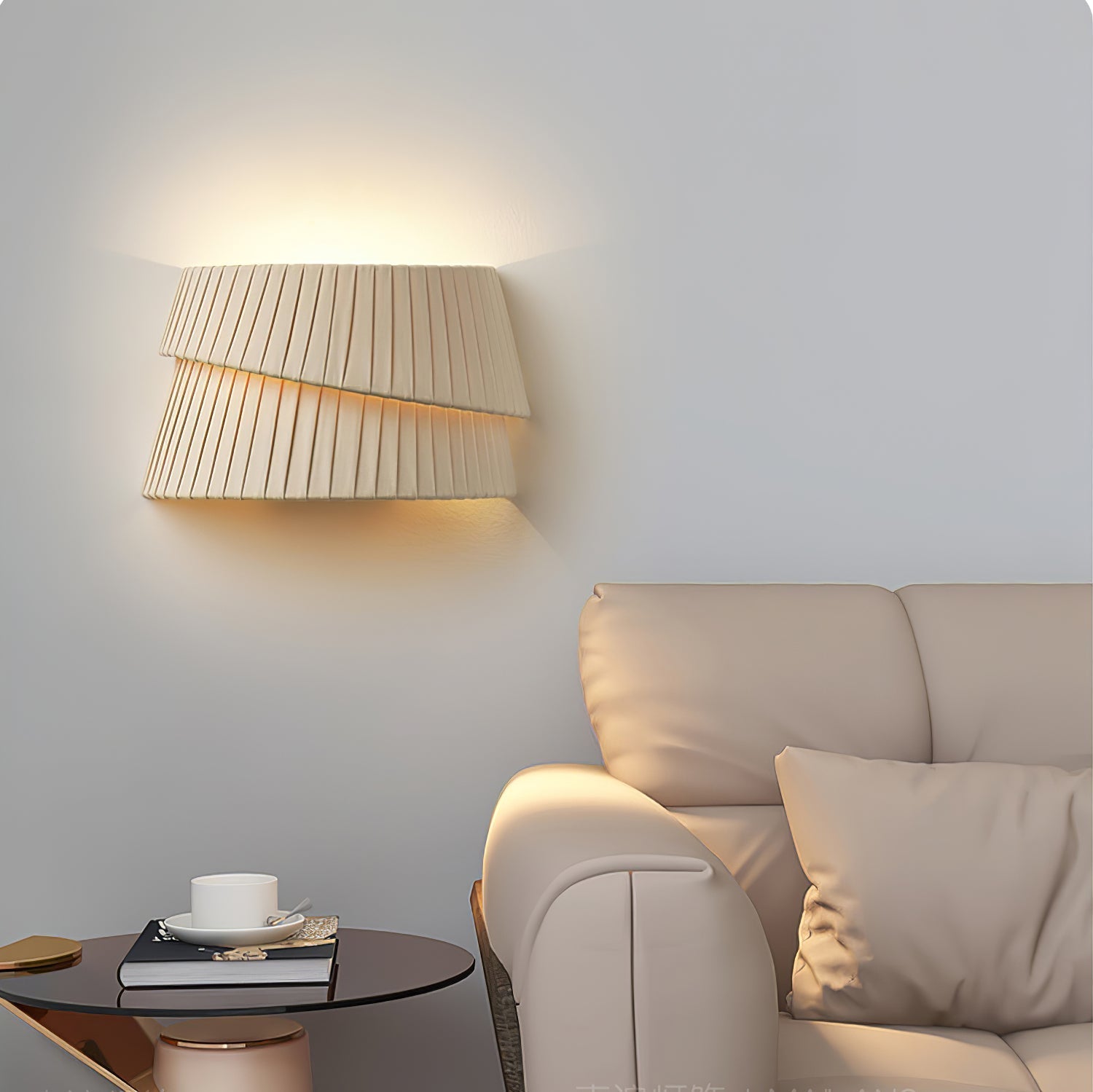 Melo Twist Japandi Wall Light