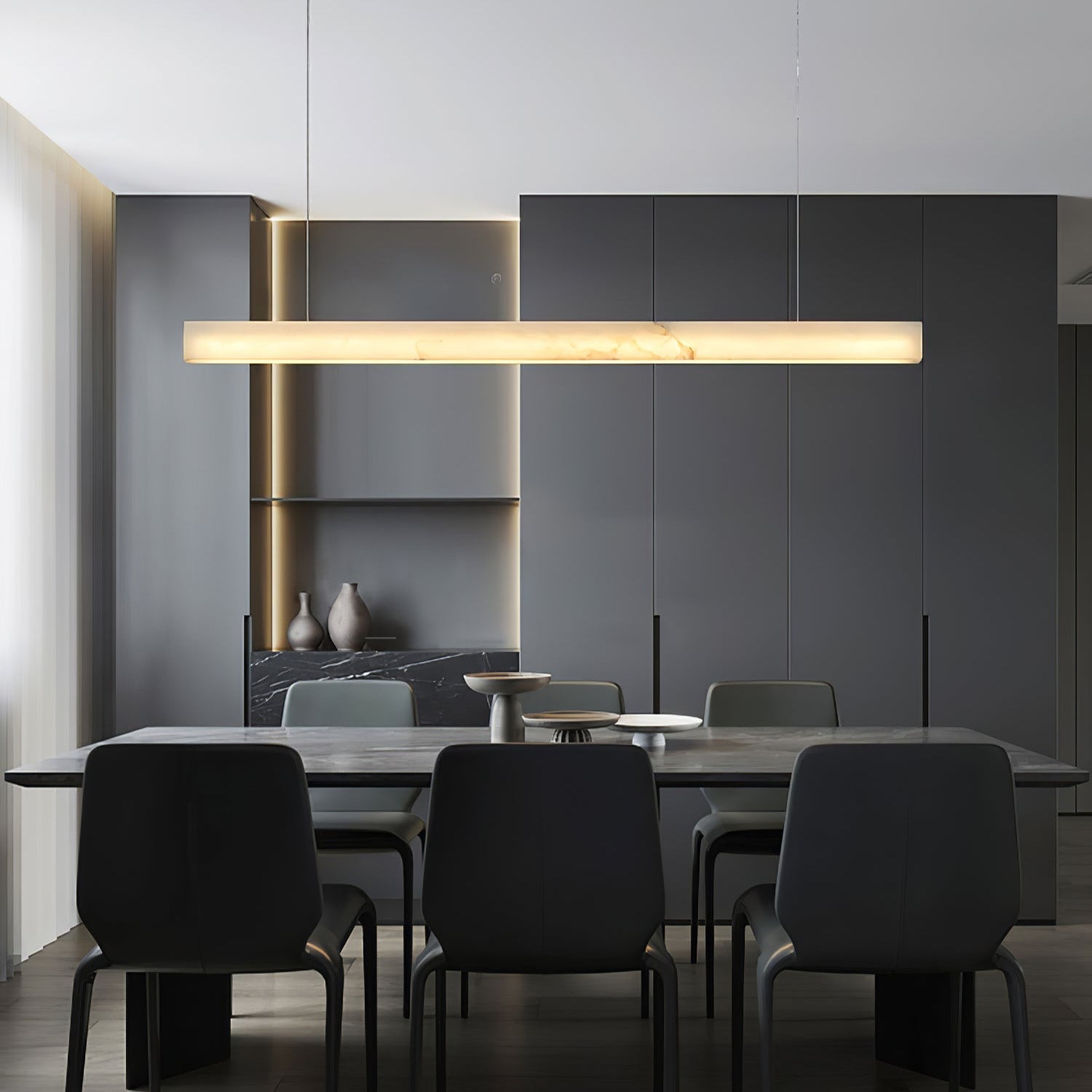 Meron Alabaster Pendant Light