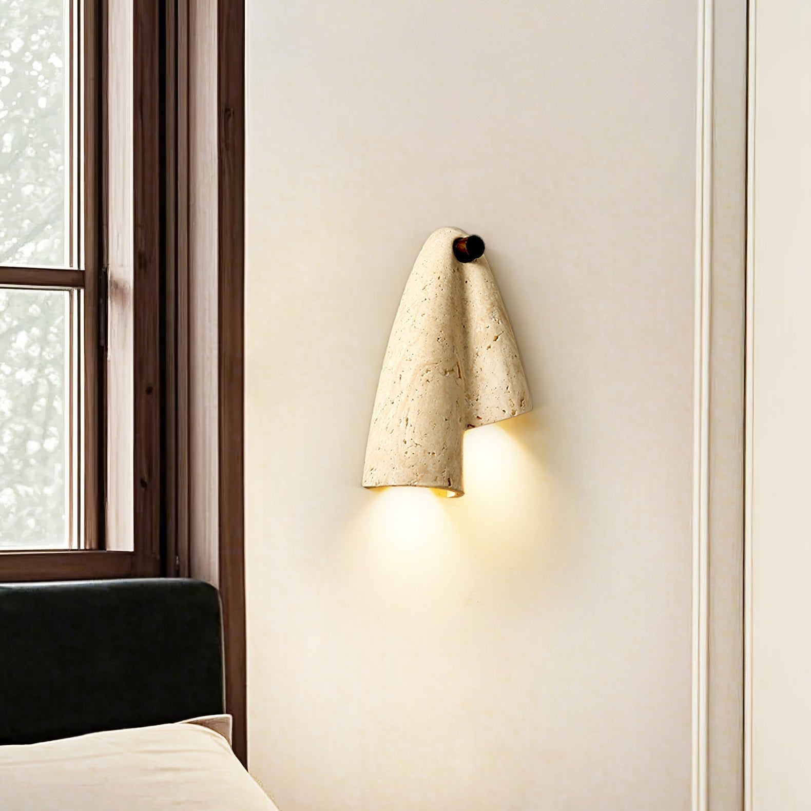 Doperez Natural Stone Wall Light