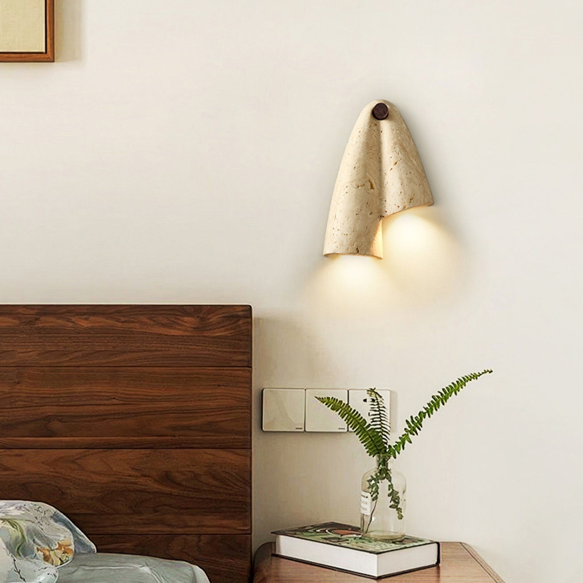 Doperez Natural Stone Wall Light