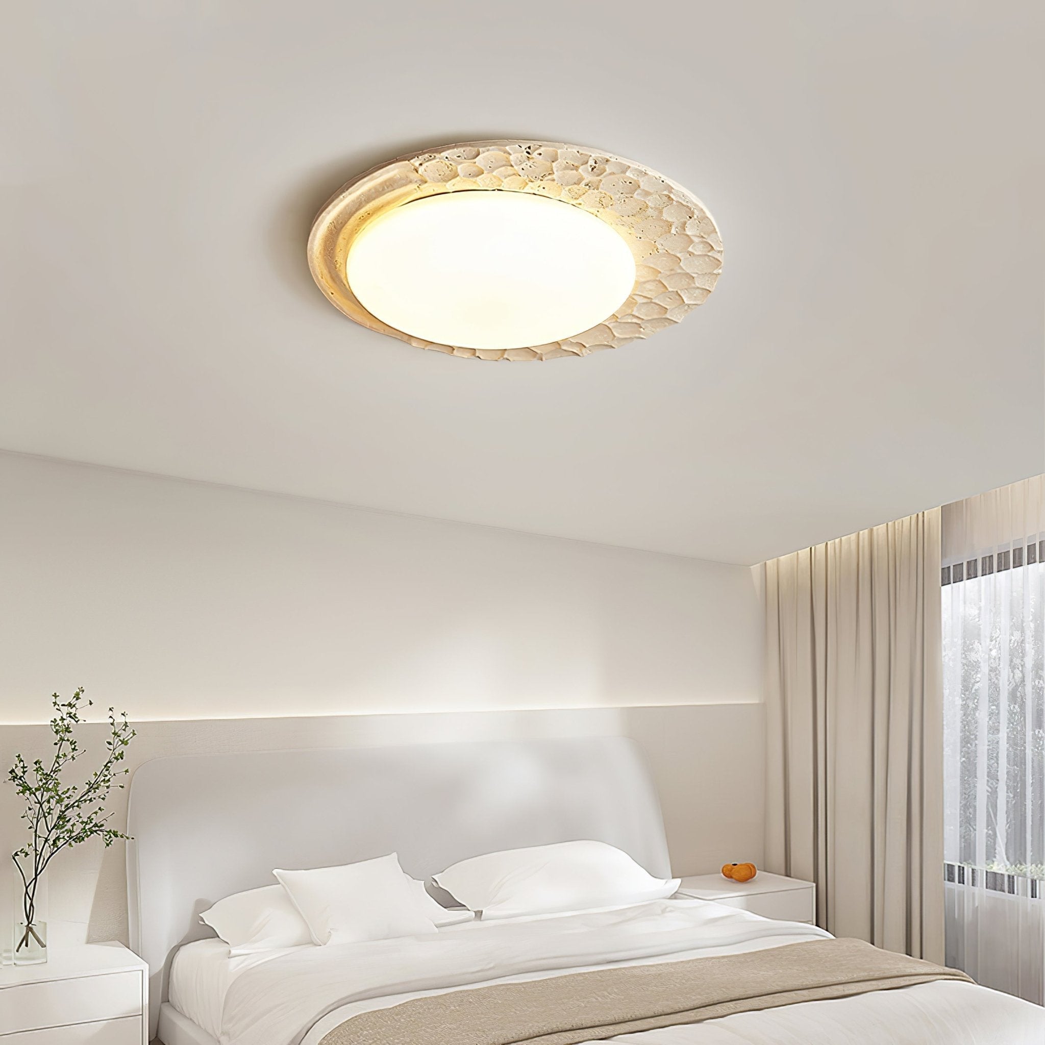 Momesa Natural Stone Ceiling Light