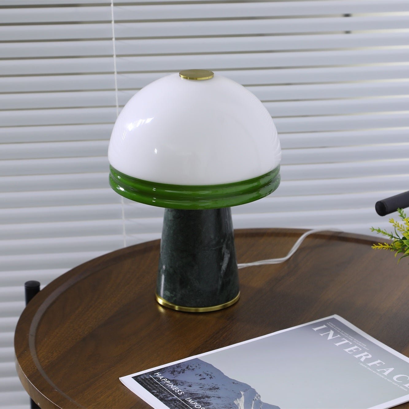 Velura Narrow Marble Table Lamp