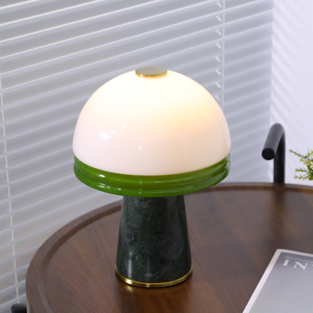 Velura Narrow Marble Table Lamp