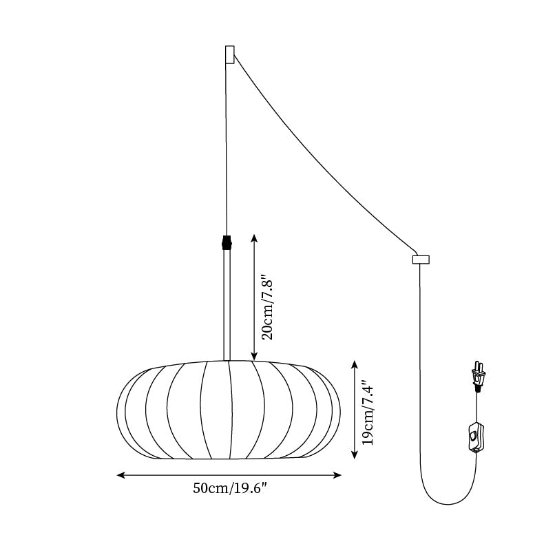 Camdale Plug In Pendant Light