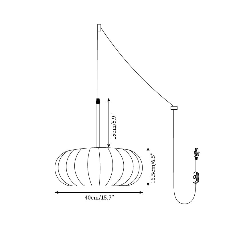 Camdale Plug In Pendant Light