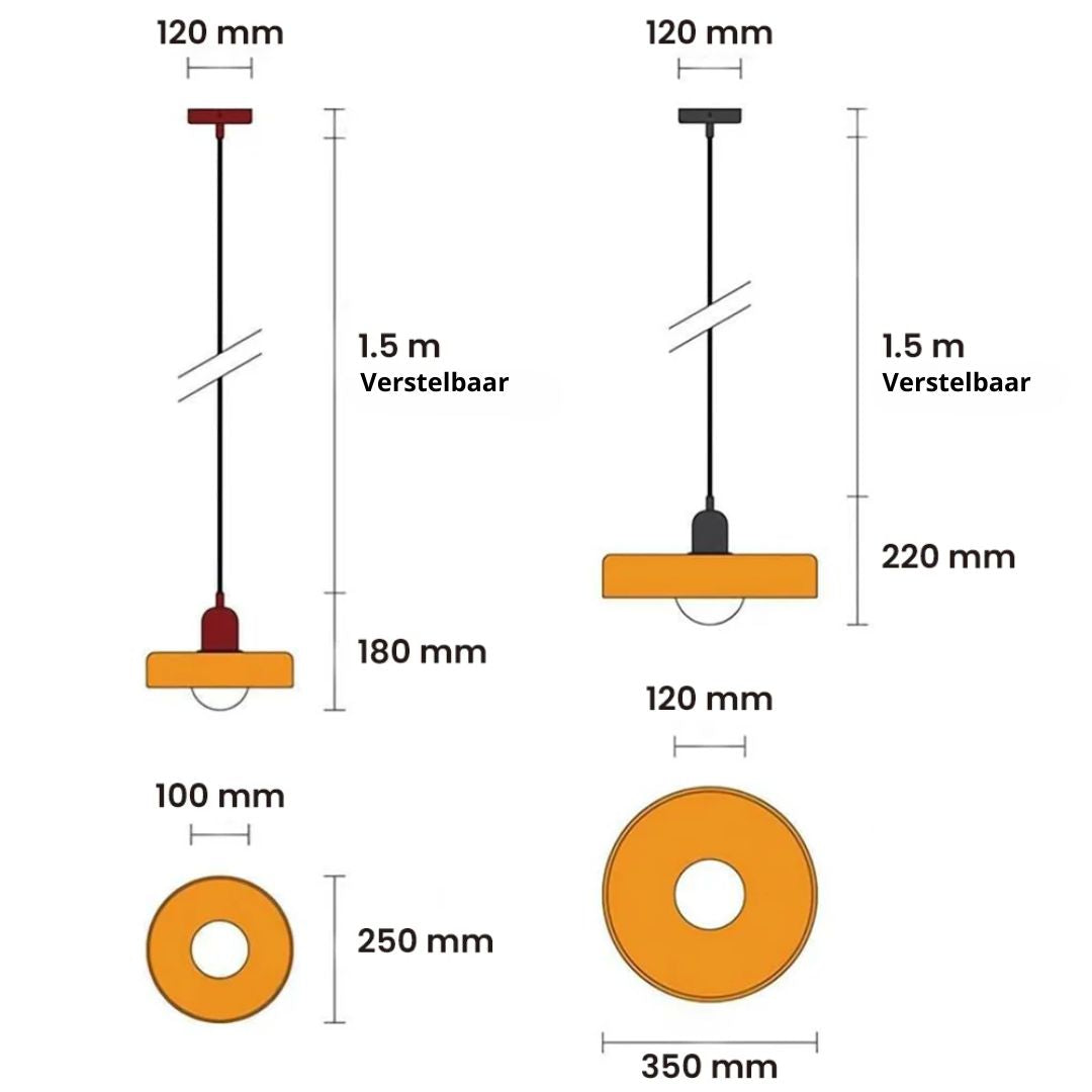Luccon Retro Pendant Light