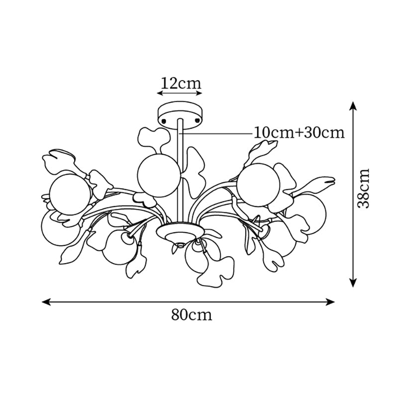 Yarioay Floral Chandelier