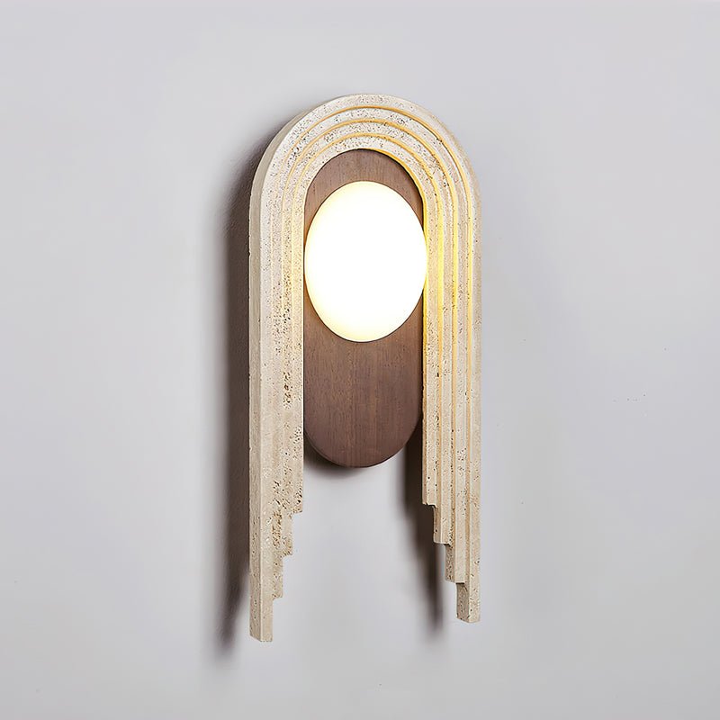Belva Travertine Wall Light