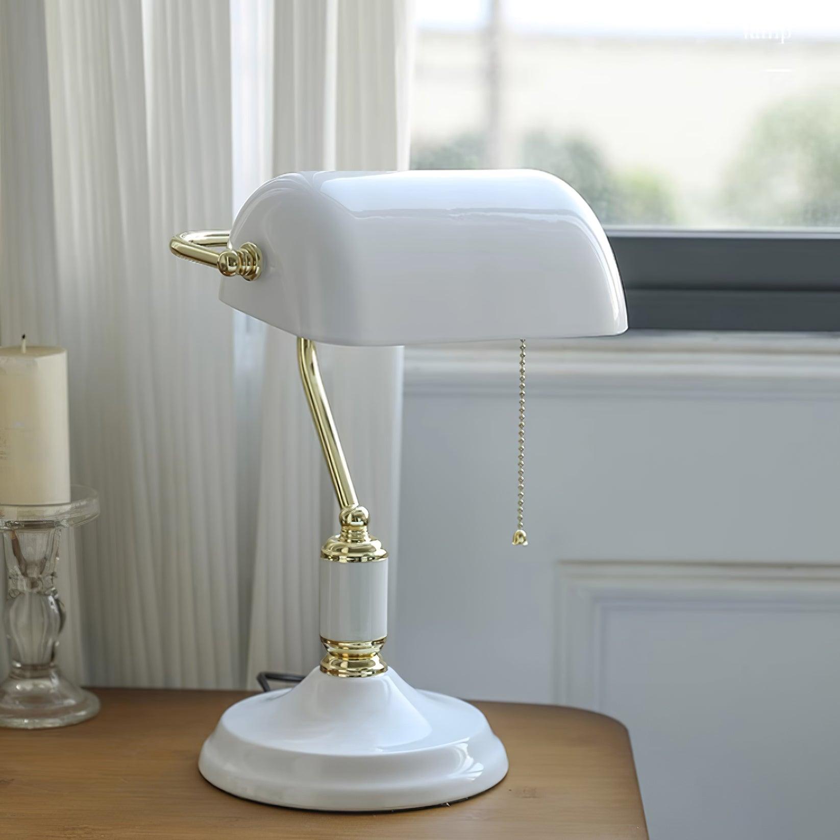Polvero Library Table Lamp
