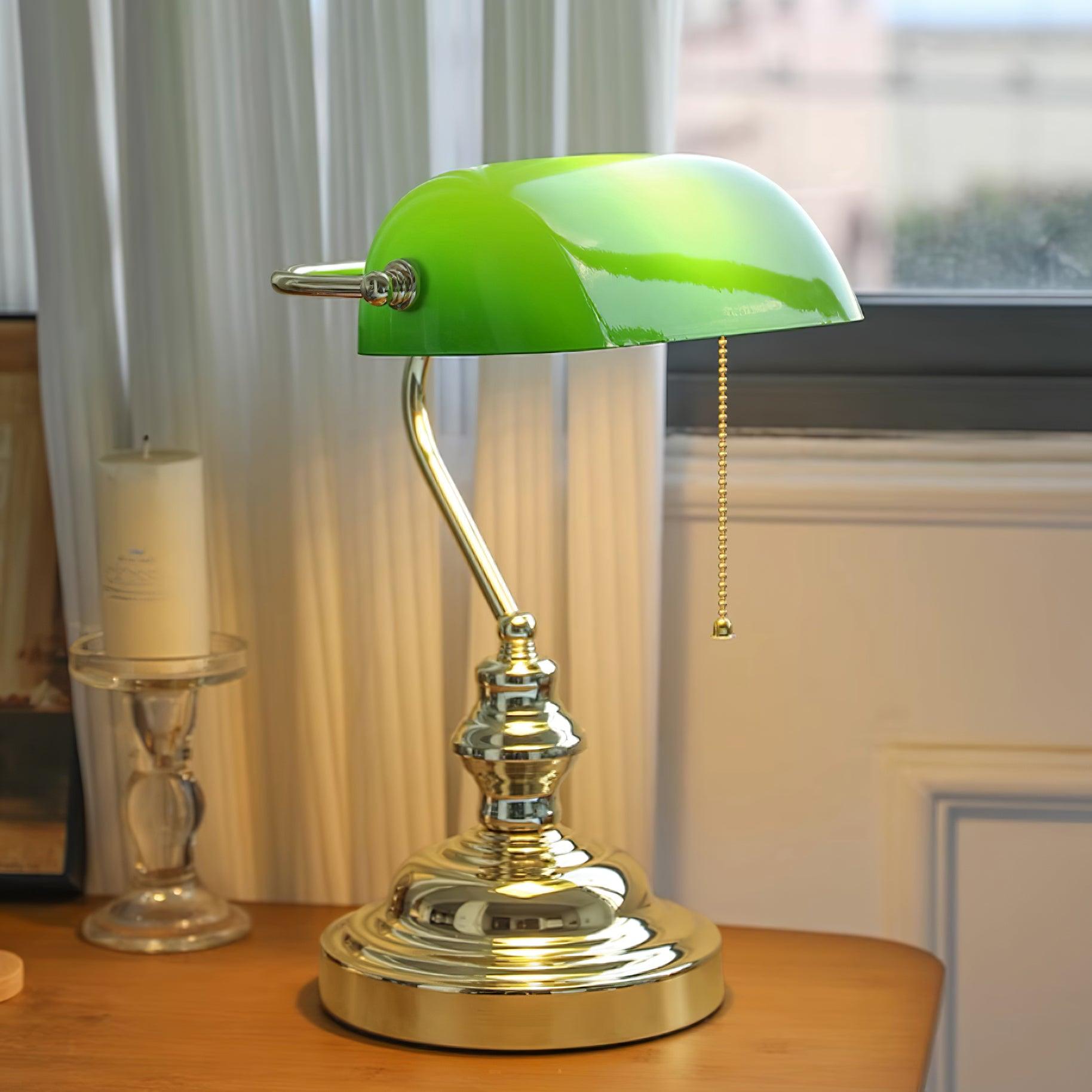 Polvero Library Table Lamp