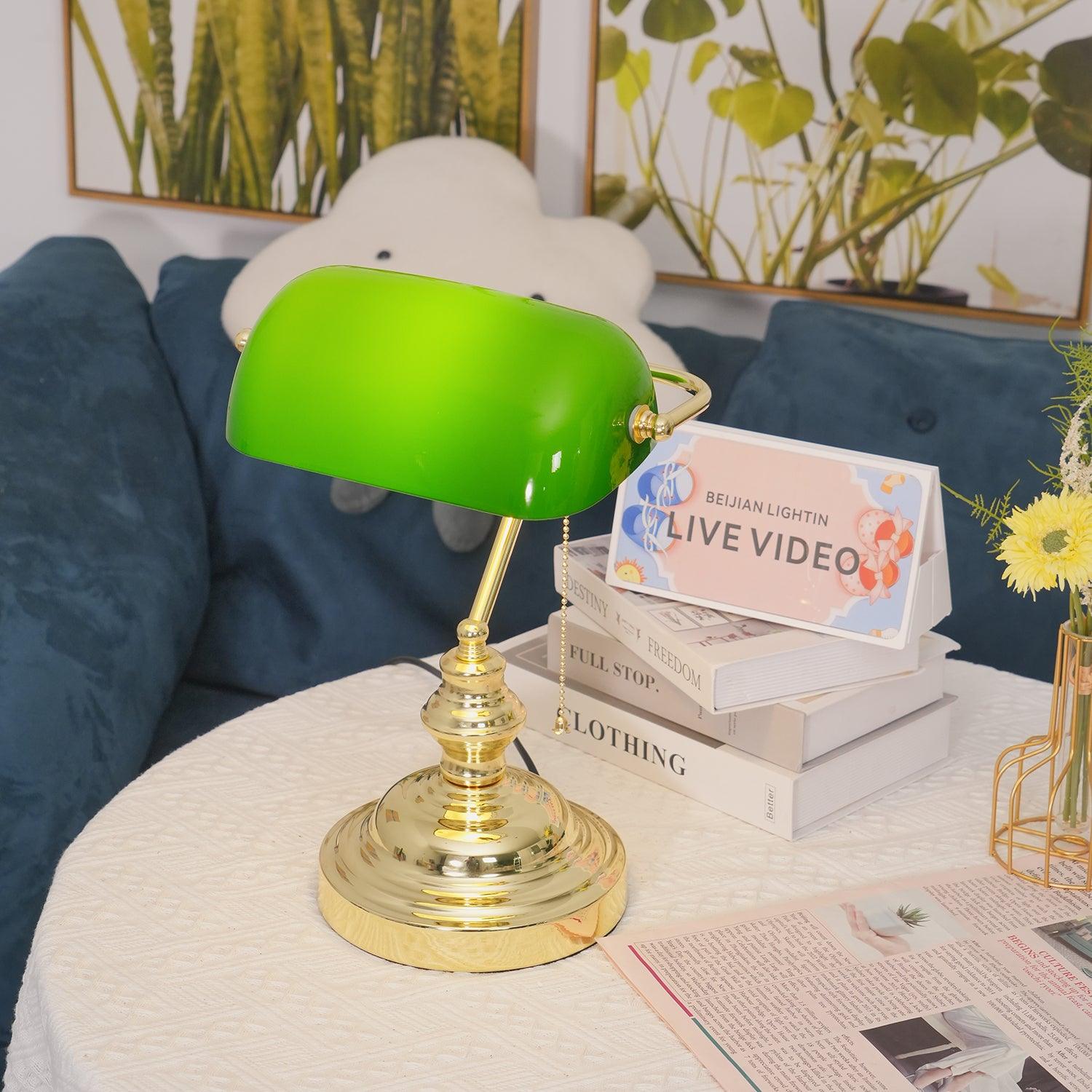Polvero Library Table Lamp