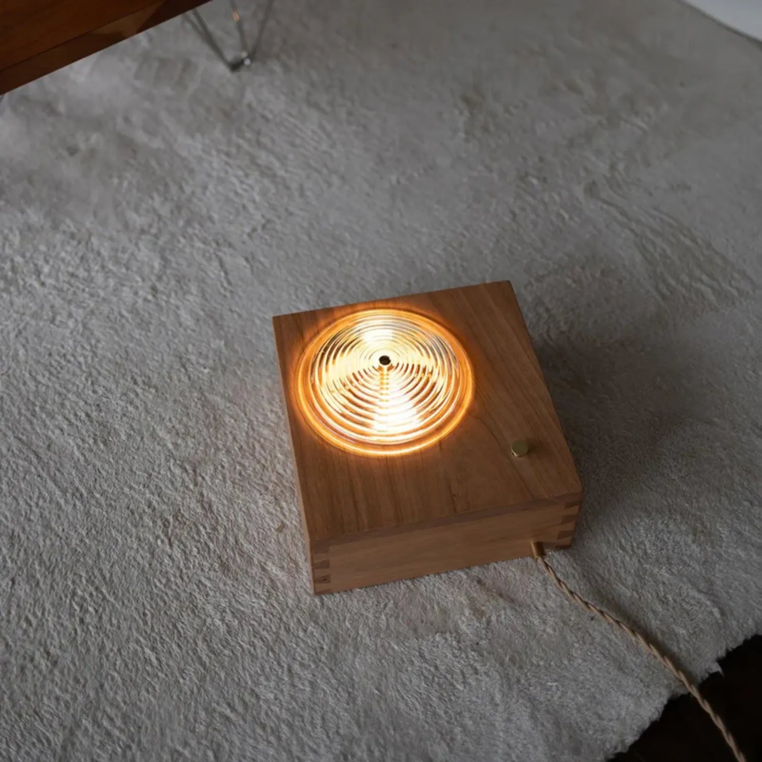 Wooden Vintage Camera Wall Light