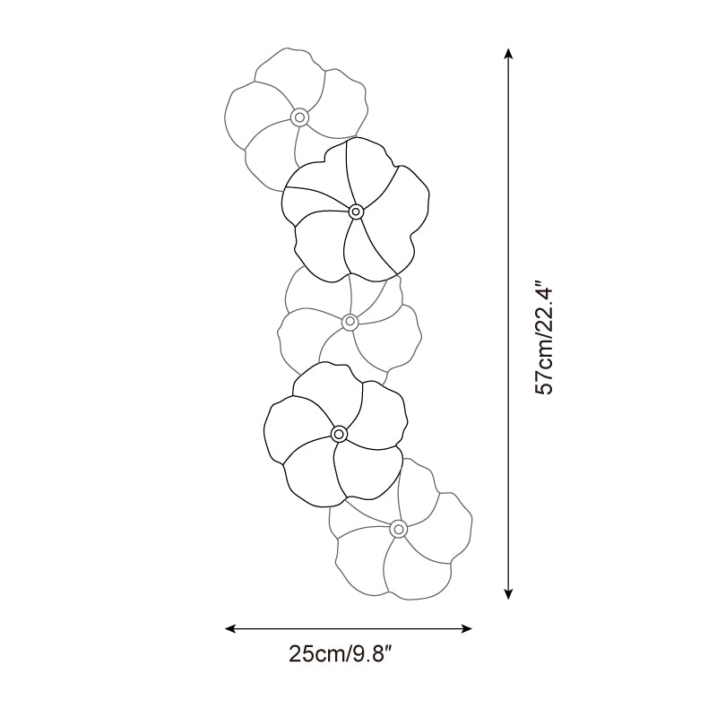 Virelza Flower Wall Light