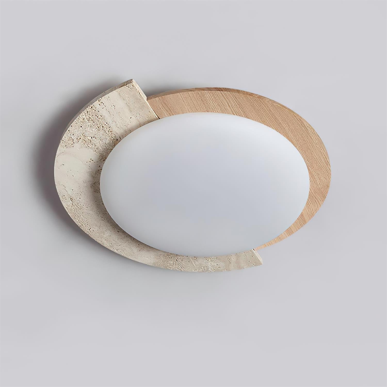 Halfero Natural Stone Ceiling Light