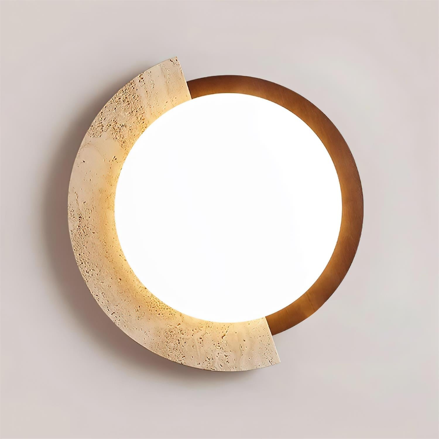 Halfero Natural Stone Ceiling Light