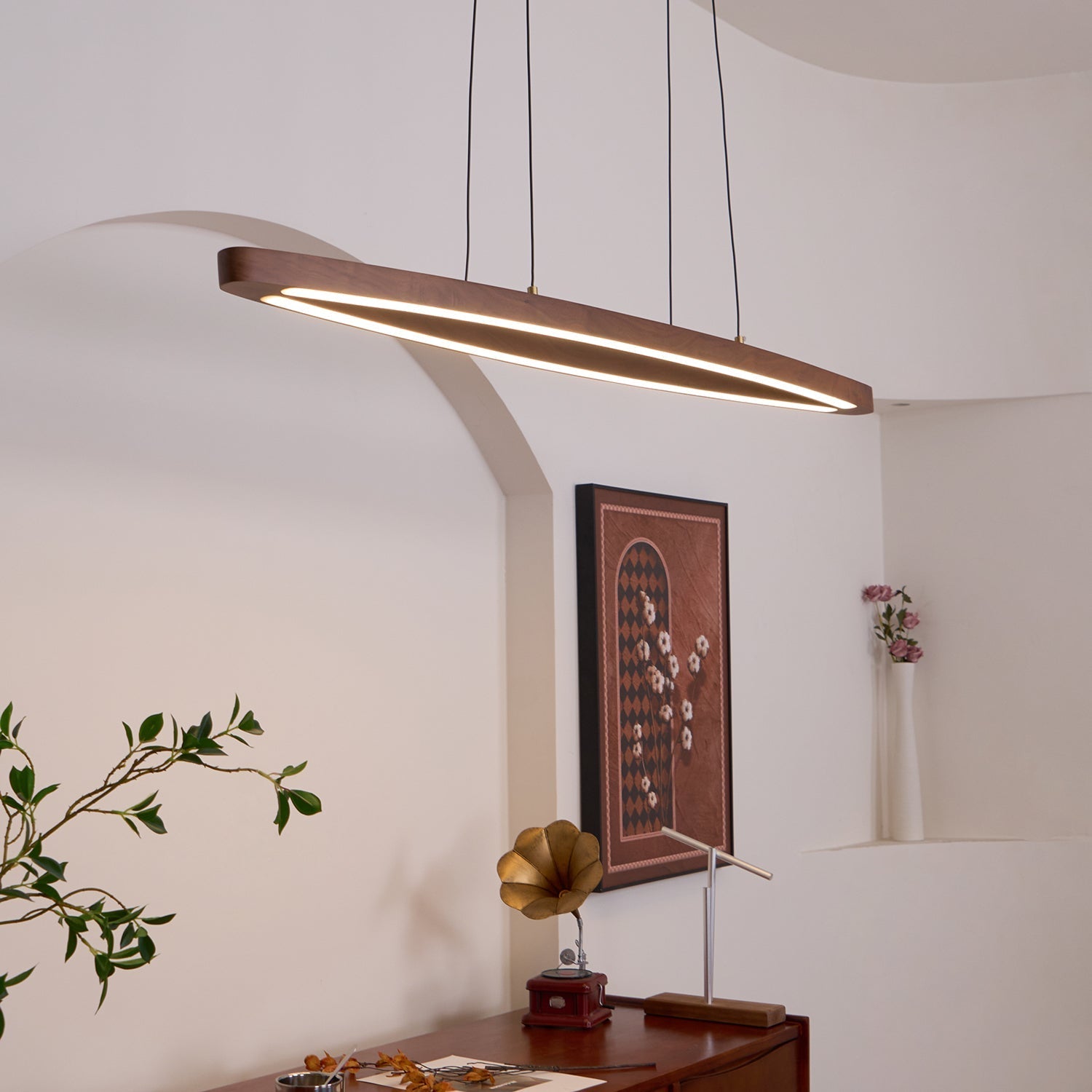 Veluzon Japandi Style Pendant Light