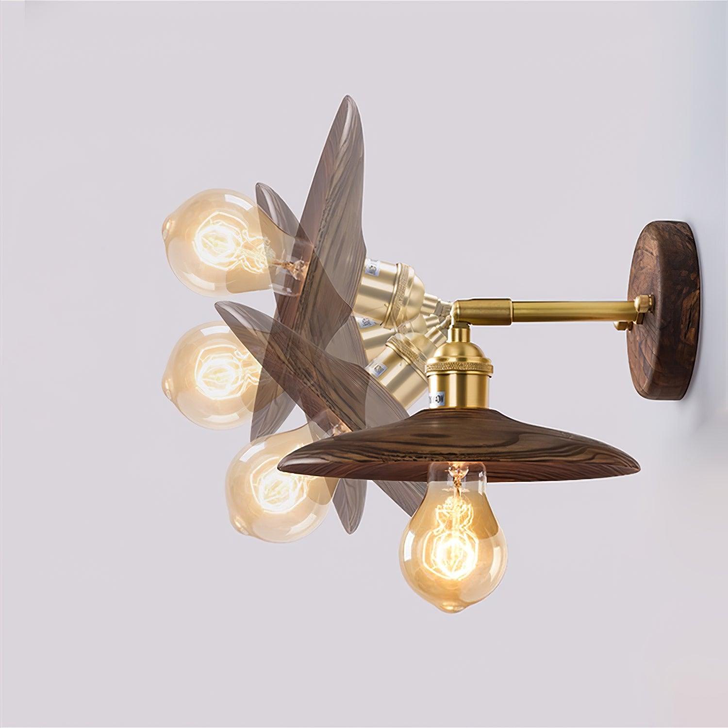 Coniwa Wooden Wall Light
