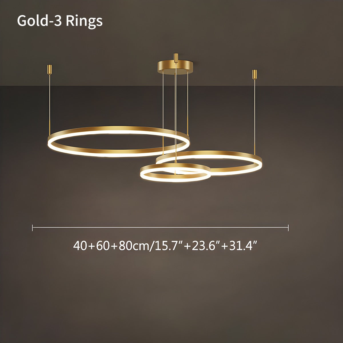 Circora Layered Ring Pendant Light