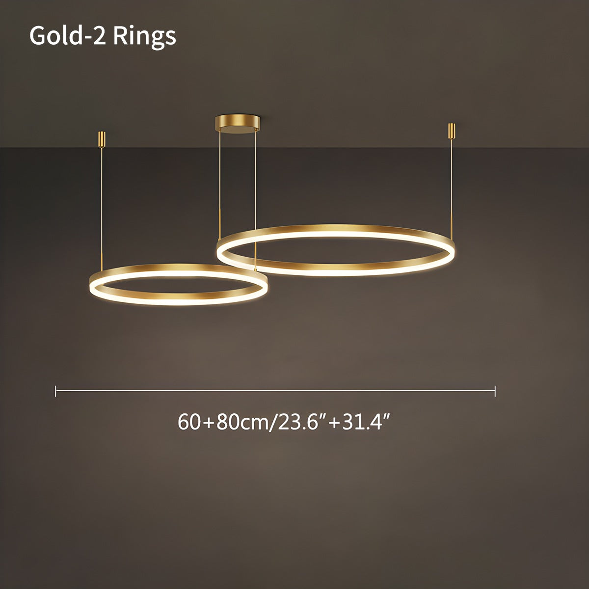 Circora Layered Ring Pendant Light