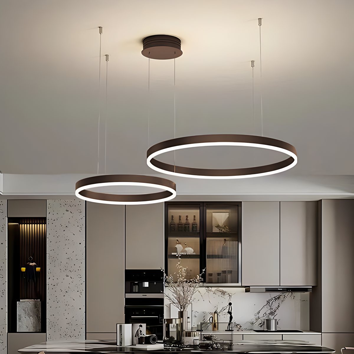 Circora Layered Ring Pendant Light
