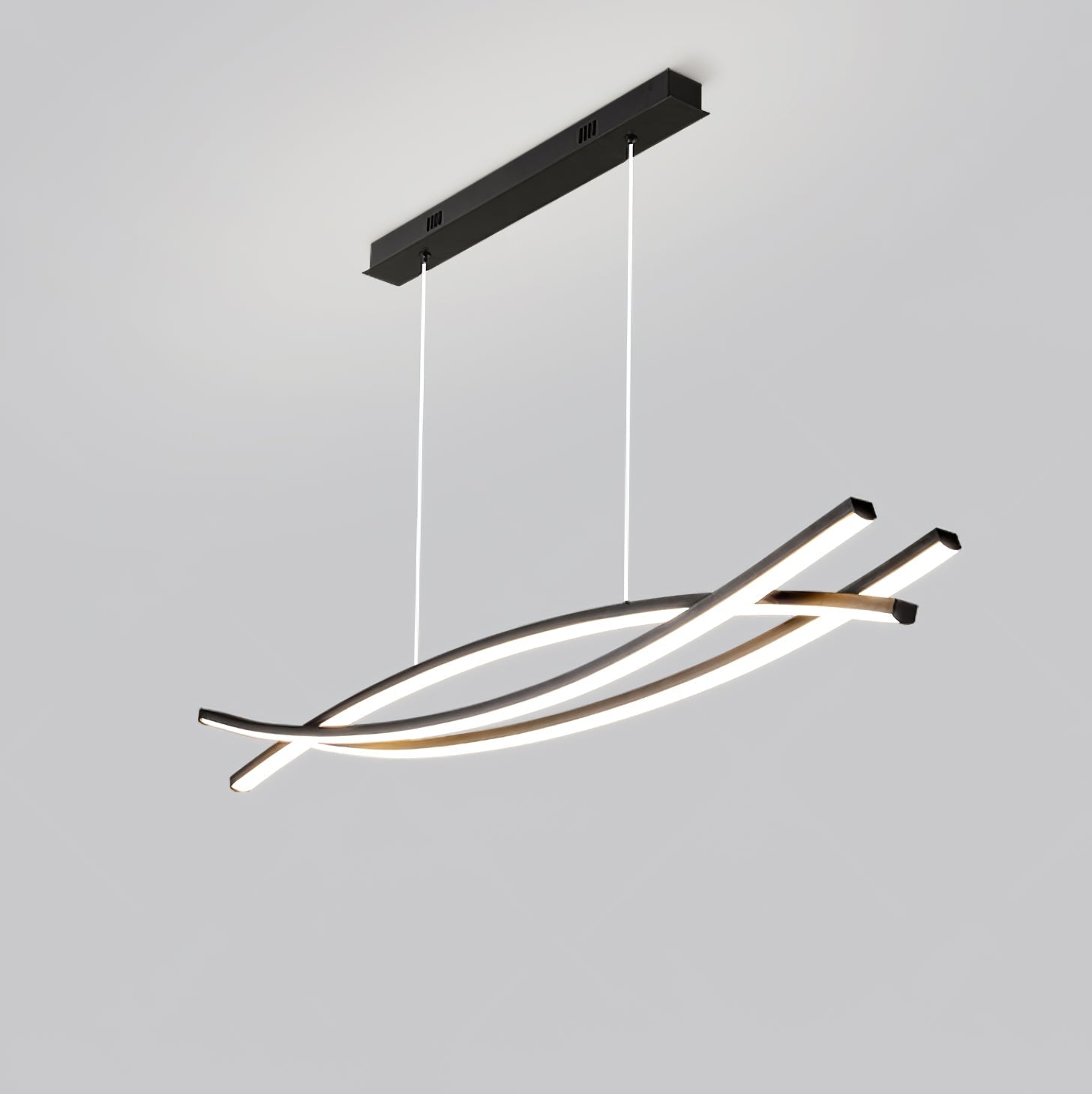 Meco Triple Wave Pendant Light