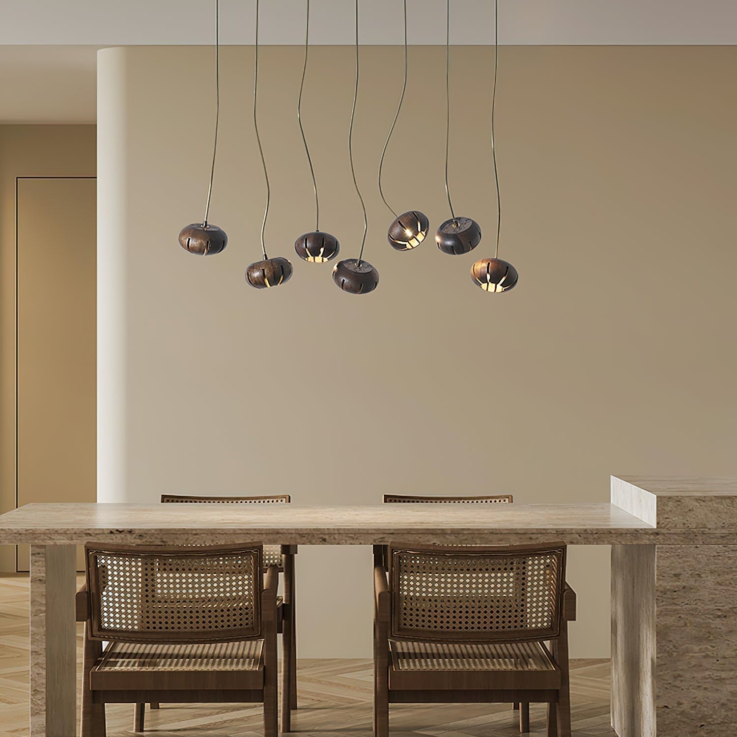 Moz Pumpkin Design Pendant Light